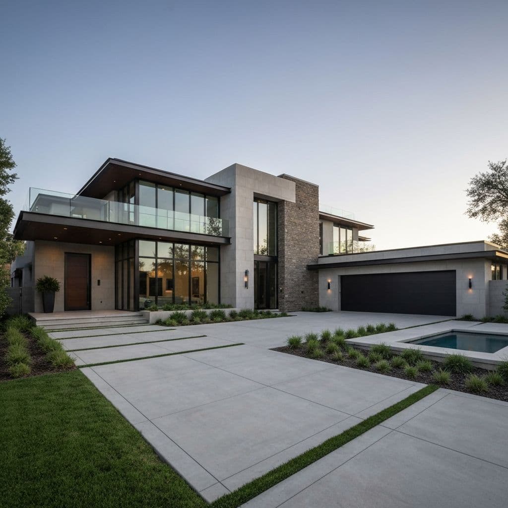 Contemporary Hillside Home